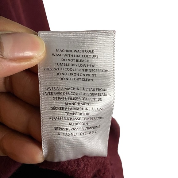 Bench Men's Burgundy 1/4 Zip Sweatshirt - Picture 7 of 9